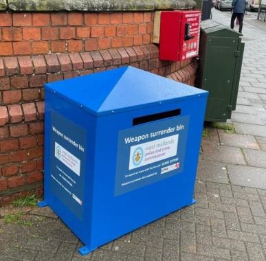 More than 1,000 weapons taken off the streets thanks to PCC’s weapon surrender bins